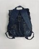 Рюкзак джинсовый paper bag с карманами 