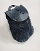 Рюкзак джинсовый paper bag с карманами 