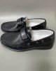 Туфли из натуральной перфорированной кожи