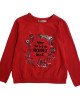 Свитшот красный в принт