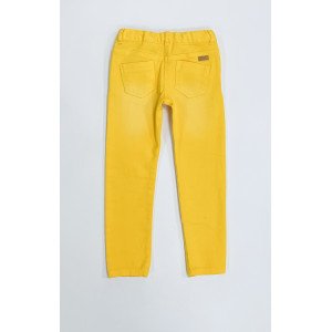 Джинсы regular fit ярко - желтого цвета 