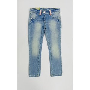 Джинсы regular fit голубого цвета 
