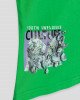 Футболка - топ зеленого цвета с принтом culture 