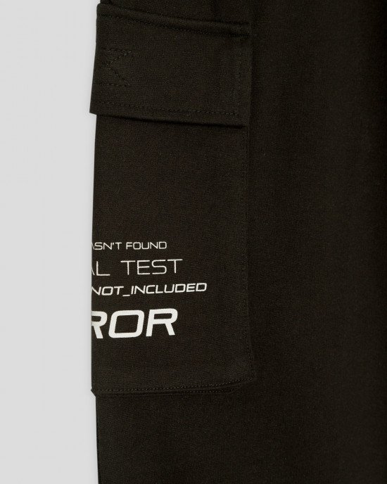 Штаны карго oversize черного цвета 