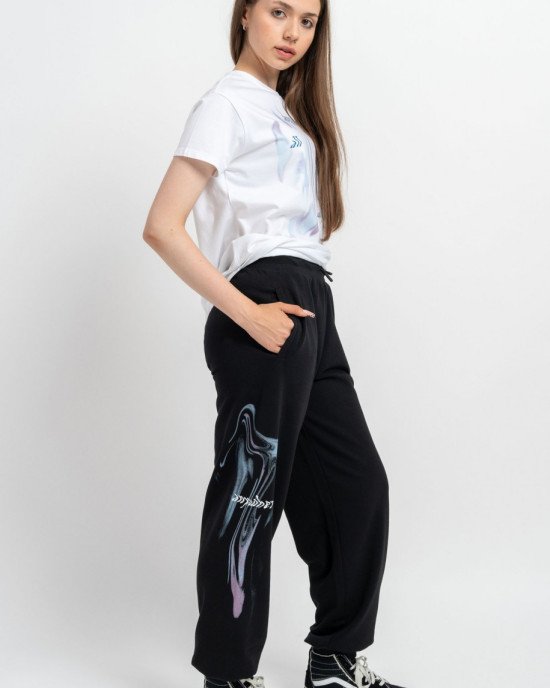 Штаны спортивные jogger черного цвета 