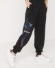 Штаны спортивные jogger черного цвета 