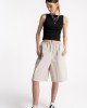 Шорты oversize бежевого цвета 