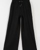 Штаны широкие wide leg черного цвета 