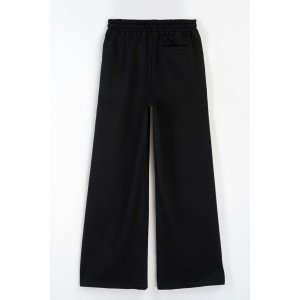 Штаны широкие wide leg черного цвета 