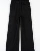 Штаны широкие wide leg черного цвета 