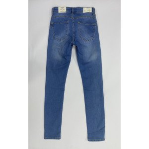 Джинсы skinny с эффектом потертостей 