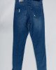 Джинсы high waist синего цвета 