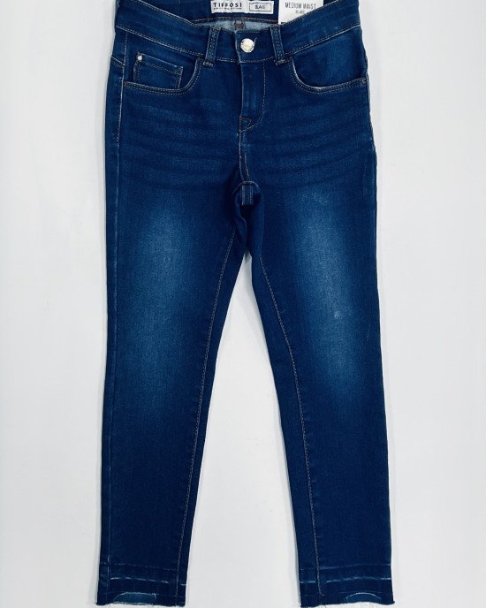 Джинсы skinny fit синего цвета 