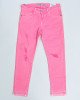 Джинсы skinny fit розового цвета