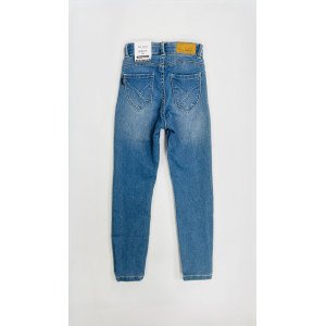 Джинсы skinny fit с высокой линией талии 