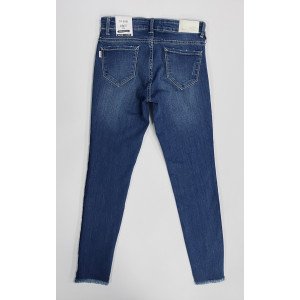 Джинсы Slim Fit синего цвета 
