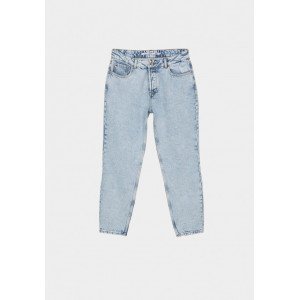 Джинсы relaxed fit с высокой посадкой 