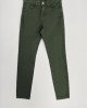 Джинсы skinny fit оливкового цвета 