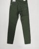 Джинсы skinny fit оливкового цвета 