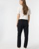 Джинсы relaxed waist черного цвета 