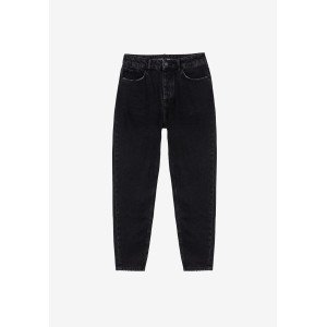 Джинсы relaxed waist черного цвета 