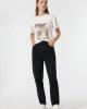 Джинсы relaxed waist черного цвета 