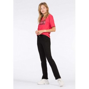 Джинсы черные с высокой посадкой High Waist 
