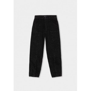 Джинсы Slouchy черного цвета 