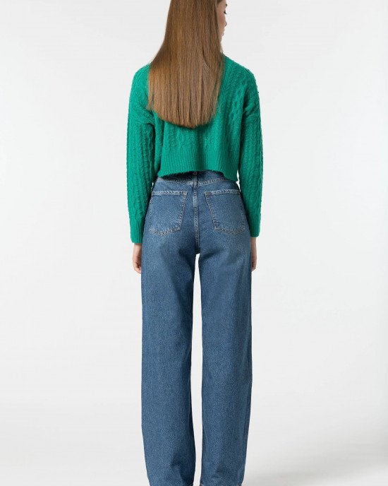 Джинсы широкие wide leg 
