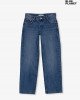 Джинсы low waist цвета деним 
