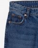 Джинсы low waist цвета деним 