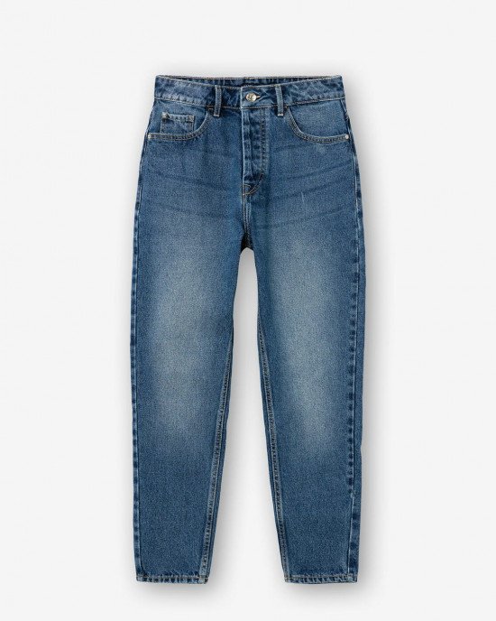 Джинсы MOM с высокой линией талии high waist 