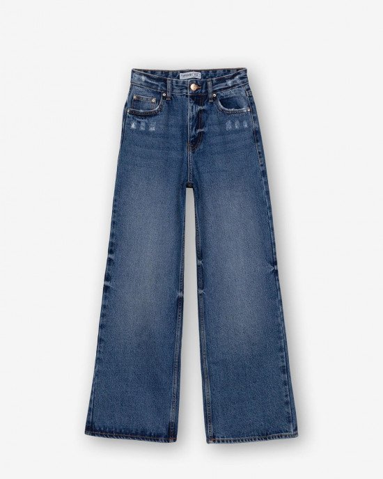 Джинсы широкие wide leg 