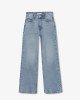 Джинсы широкие wide leg с высокой посадкой high waist 