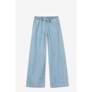 Джинсы wide leg широкие голубого цвета 