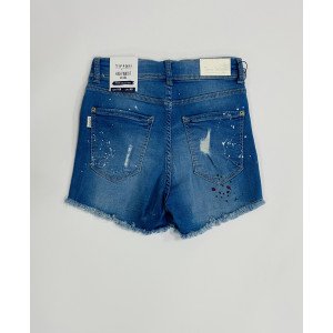 Шорты джинсовые high waist 