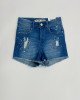 Шорты джинсовые high waist 