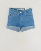 Шорты джинсовые с высокой посадкой в талии high waist 