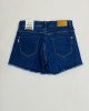 Шорты джинсовые с посадкой medium waist и вышивкой 