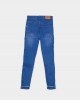 Джинсы skinny fit синего цвета с водонепроницаемым эффектом 
