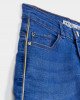 Джинсы skinny fit синего цвета с водонепроницаемым эффектом 
