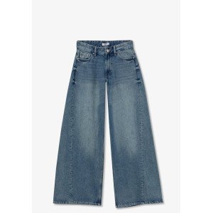 Джинсы широкие wide leg синего цвета 
