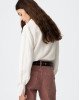 Блуза oversize молочного цвета 