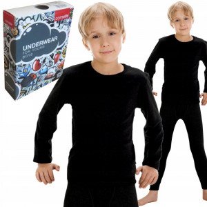 Футболка thermo plus с длинными рукавами черного цвета 