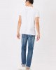 Джинсы slim fit синего цвета