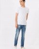 Джинсы slim fit синего цвета