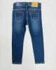Джинсы skinny цвета деним с подтяжками 