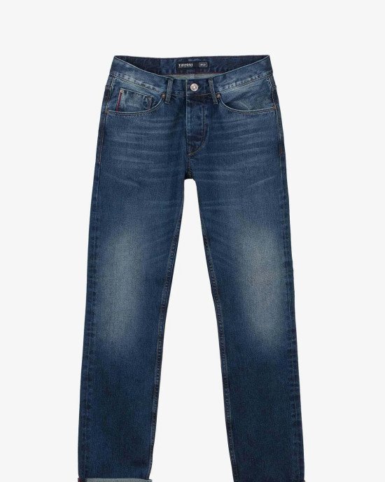 Джинсы brody regular fit синего цвета 