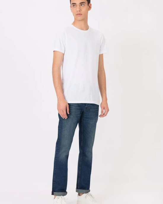 Джинсы brody regular fit синего цвета 