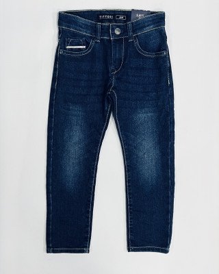 Джинсы slim fit синего цвета 